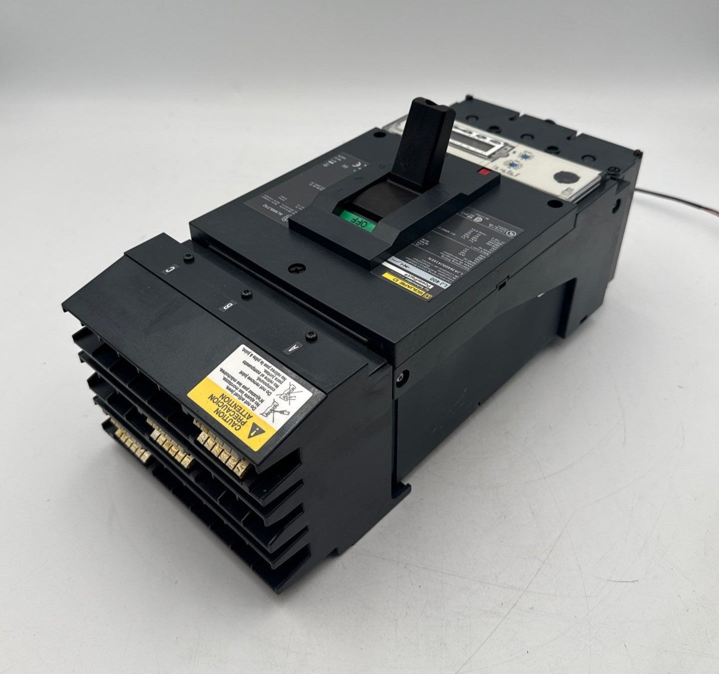 Square D LJA36400U43XEN I-Line Circuit Breaker 400A 3P 600V 3PH LJA 400 Amp Used