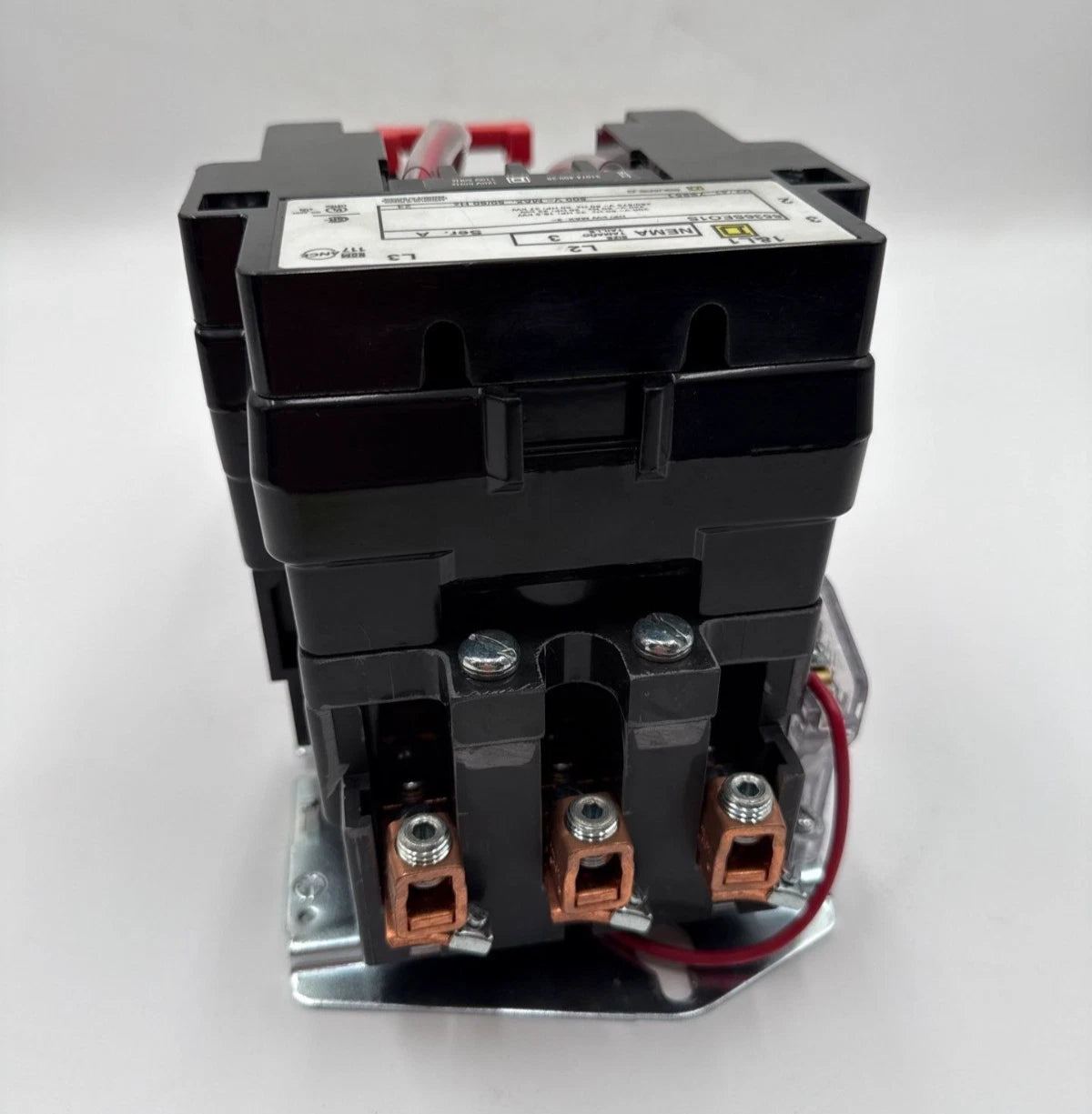 Sq D 8536SEO1S Starter NEMA Size 3 90A 3P 600V 50HP Coil 110/120V Heater CC103 Used