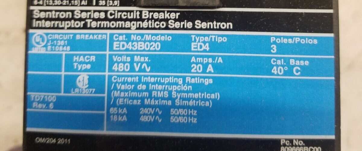 Siemens ED43B020 New