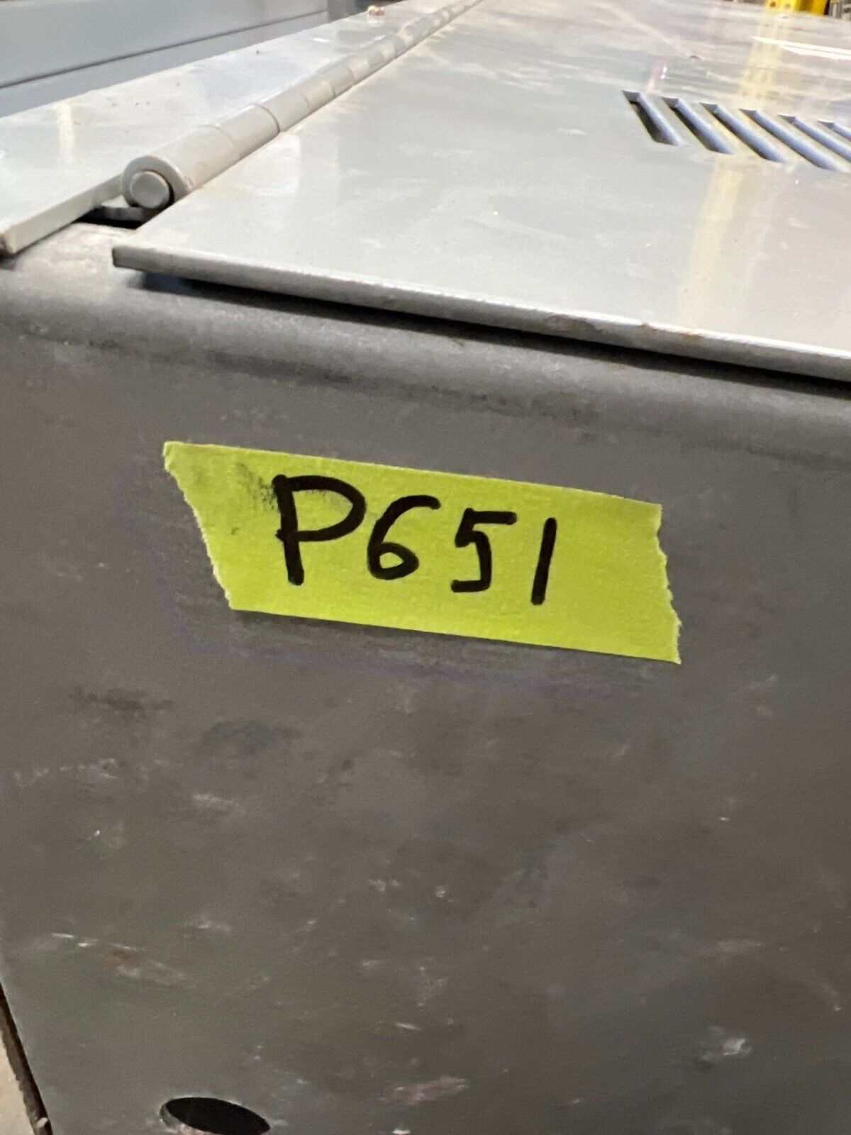 GE APN3 Bolt On Panelboard 600A 480/277V 3PH 4W 30 Cir Indoor Encl TPHE277Y20PP P651 Used