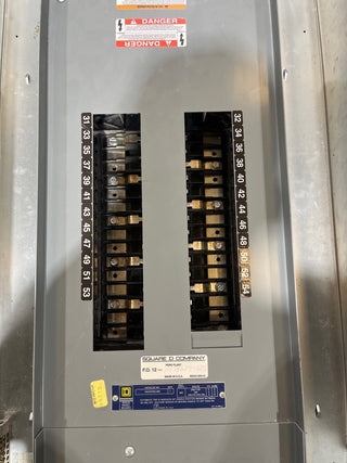 Square D NQOD430L400 Panelboard 400A 208/120V 4W 3PH 30 Cir MLO Panel 400 Amp Used