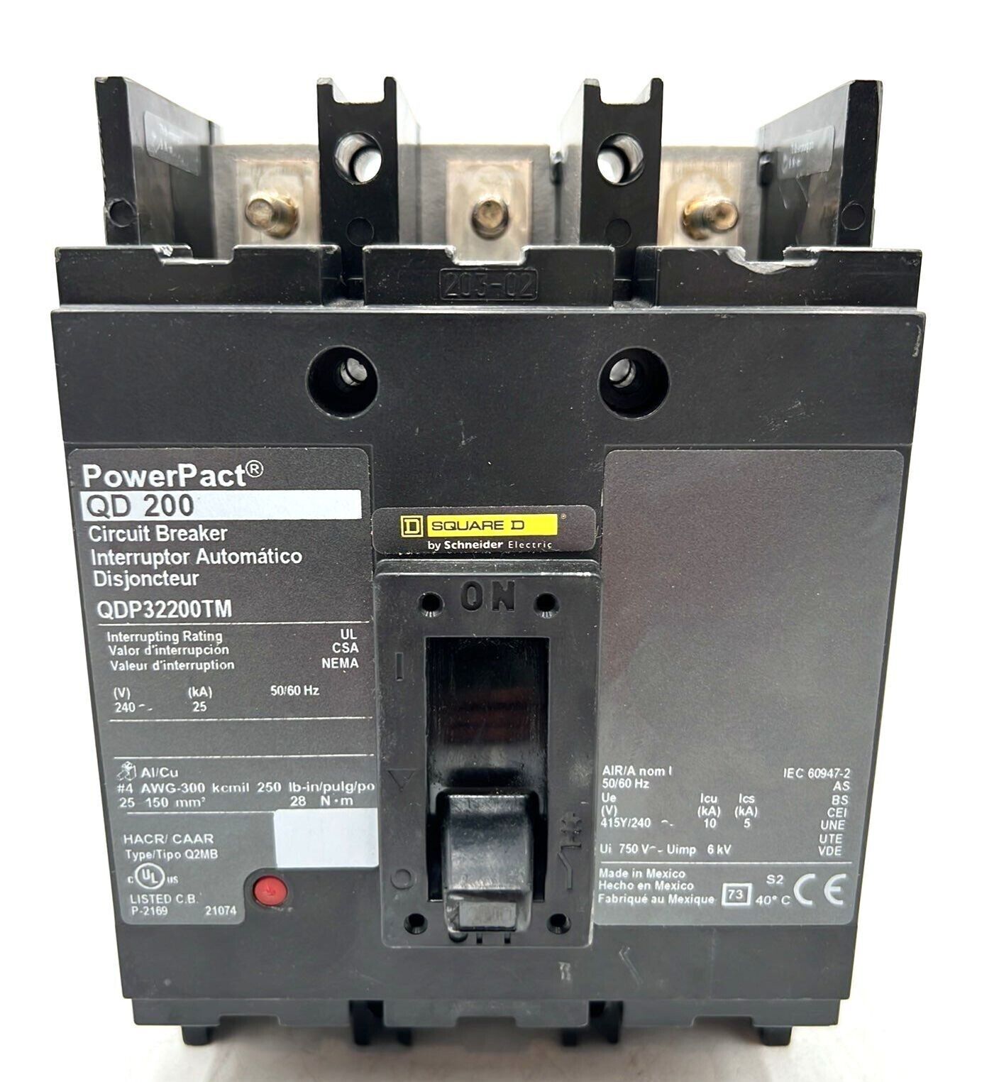 Square D QDP32200TM Used