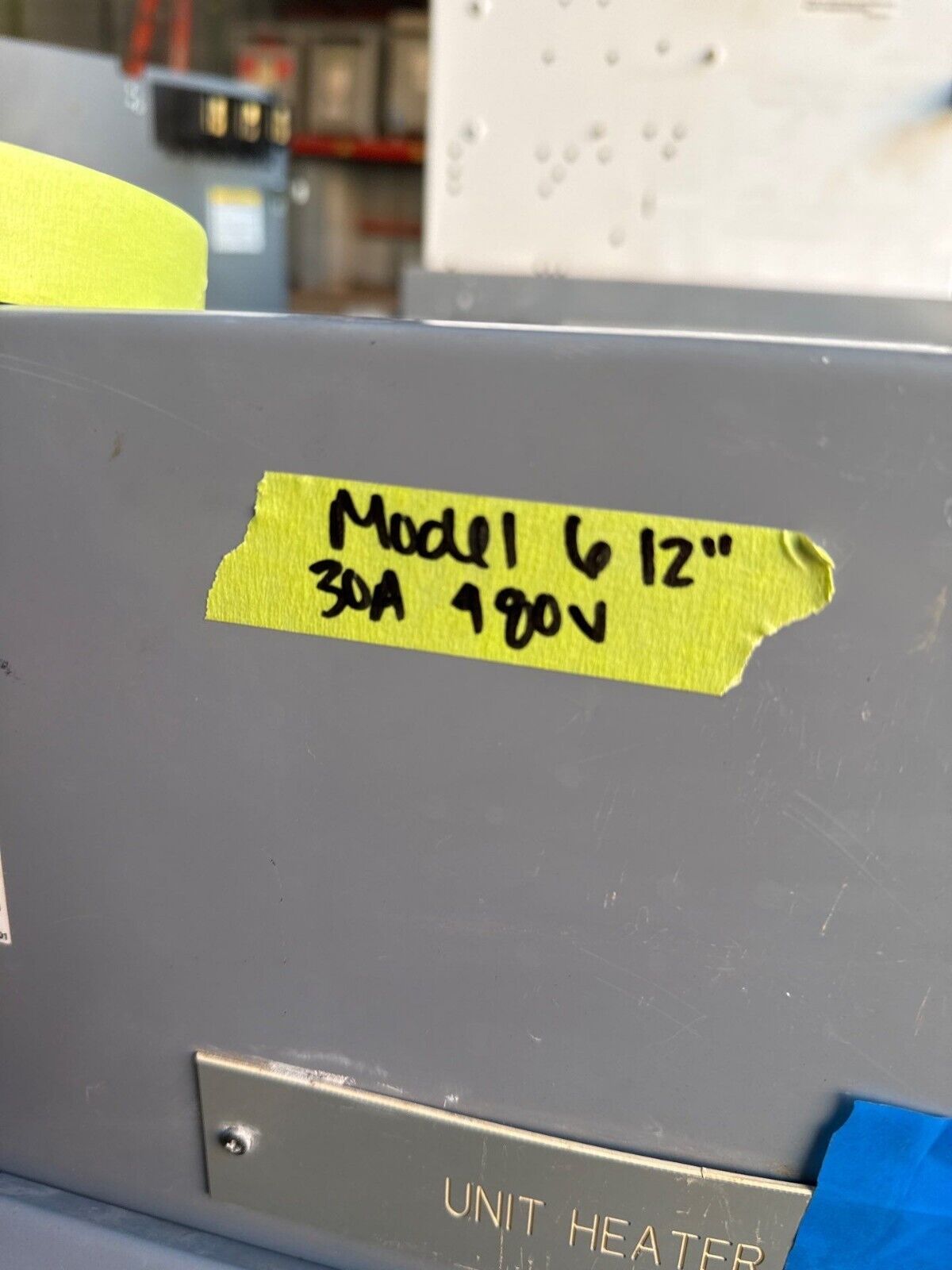 Square D Model 6 12" MCC Motor Control Center Bucket 30A 480V 3PH F 30 Amp Used