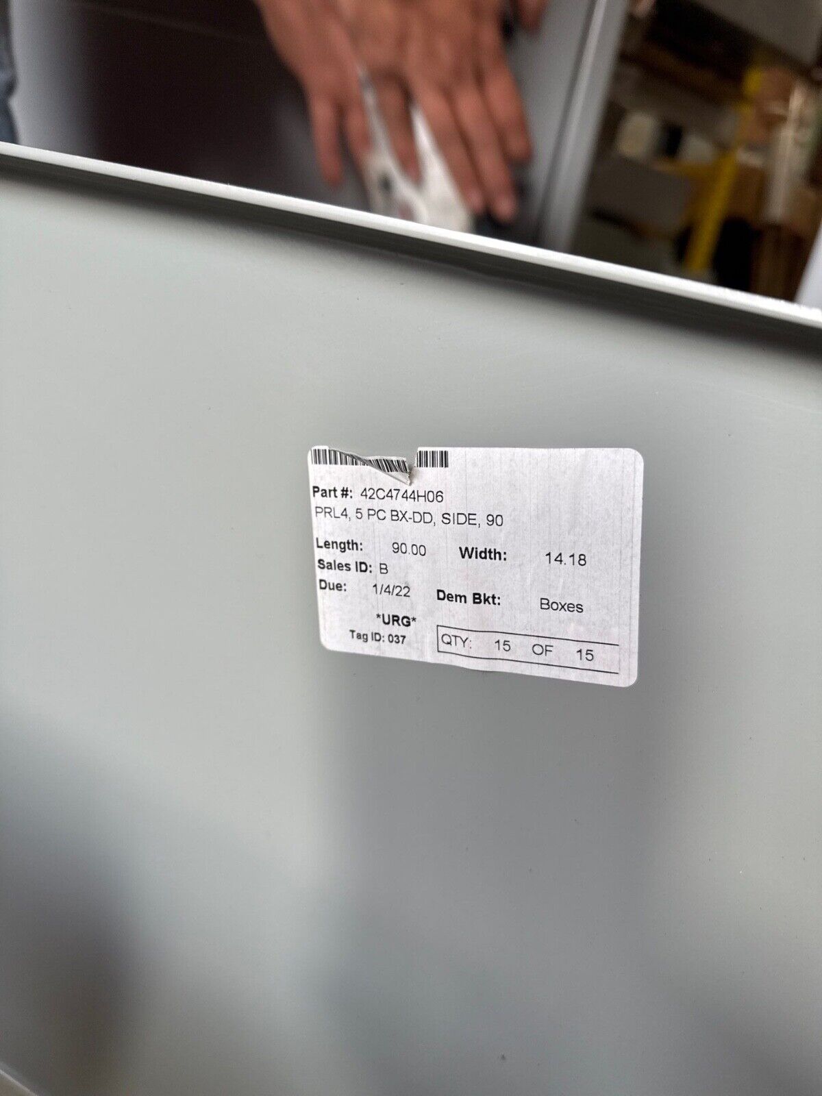 Eaton PRL4B Panelboard 800A 240/120V 3PH 4W Indoor Encl 36 Cir MCB MDL3800F P633-NS New