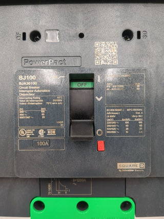 Square D BJA36100 New