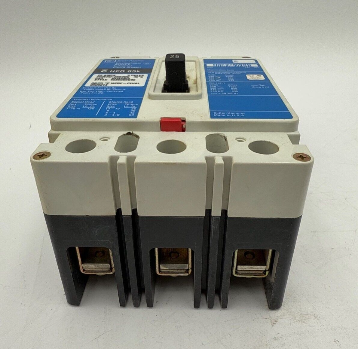Cutler-Hammer HFD3025 Used