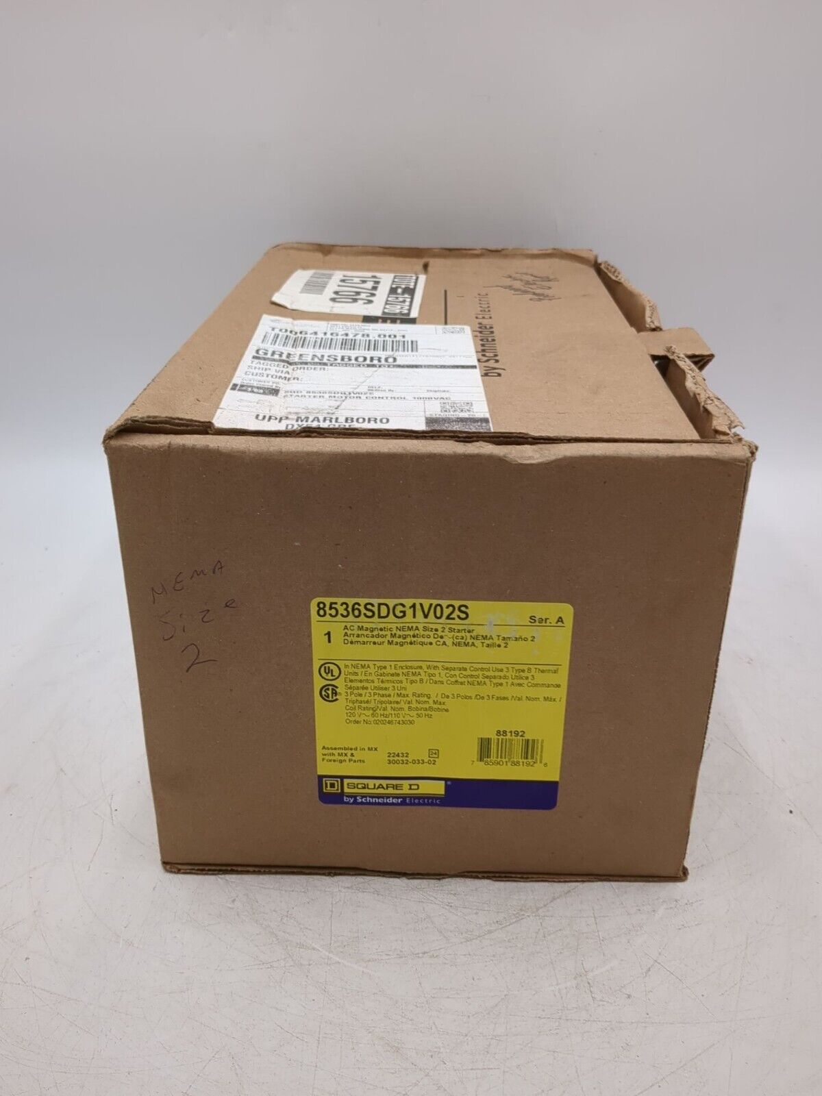 Square D 8536SDG1V02S New