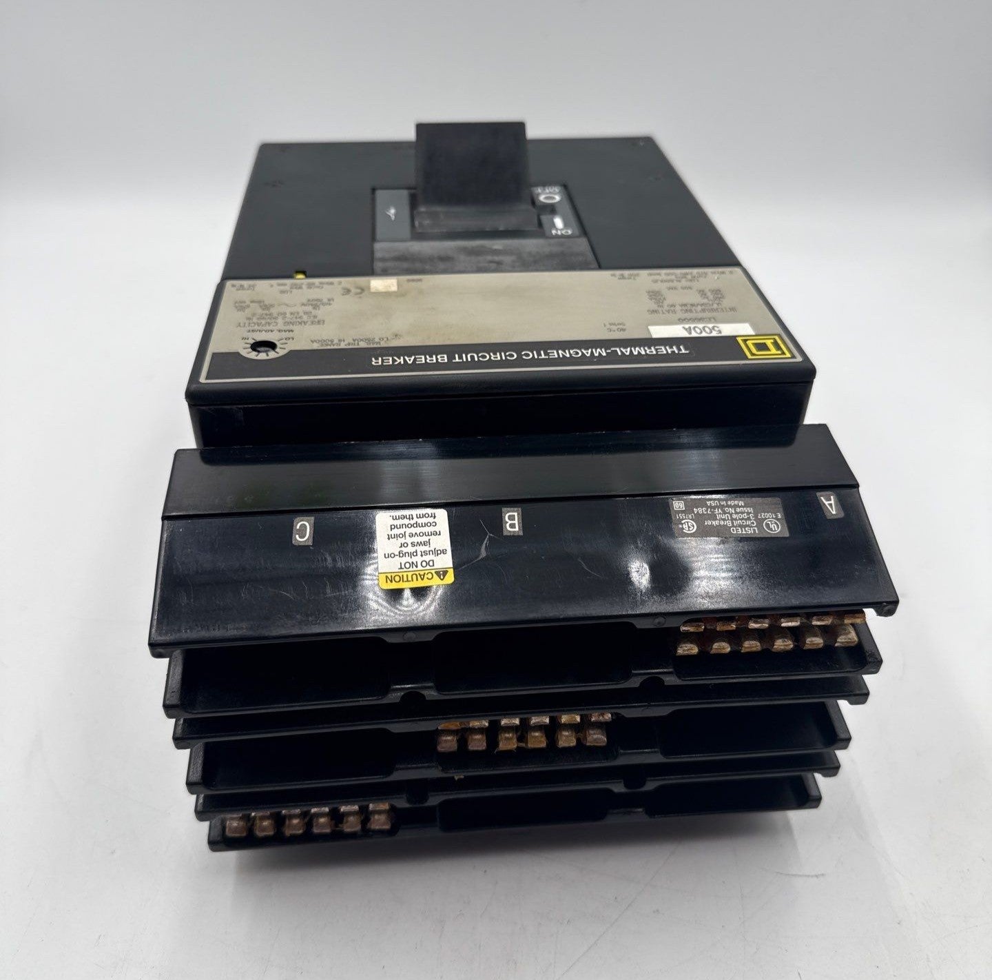 Square D LC36500 I-Line Circuit Breaker 500A 3P 600V 3PH LC 500 Amp 3 Pole Used