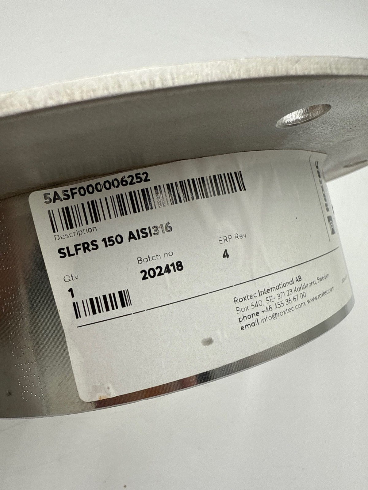 Roxtec 5ASF000006252 SLF RS Sleeve W Flange SLFRS 150 AISI316 Stainless Steel New