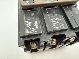 Siemens ITE Q350 Plug On Circuit Breaker 50A 3P 240V QP 50 Amp 3 Pole Used