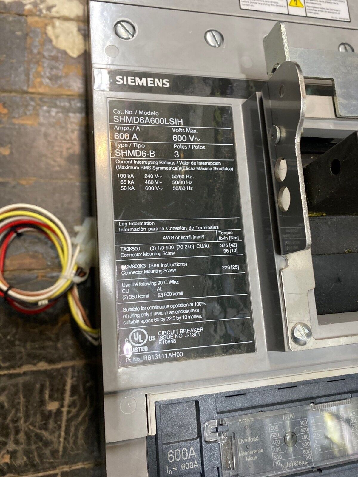 Siemens SHMD6A600LSIH Used