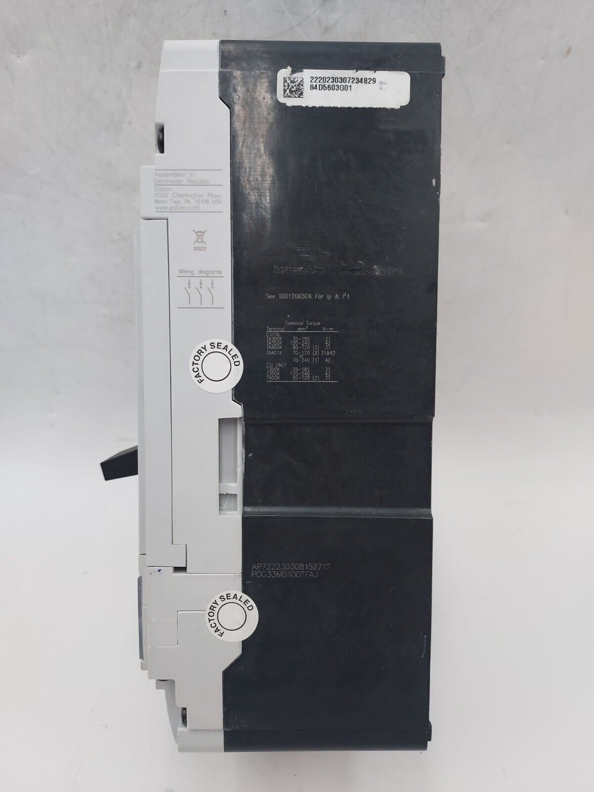 Eaton PDG33M0100TFAJ Used
