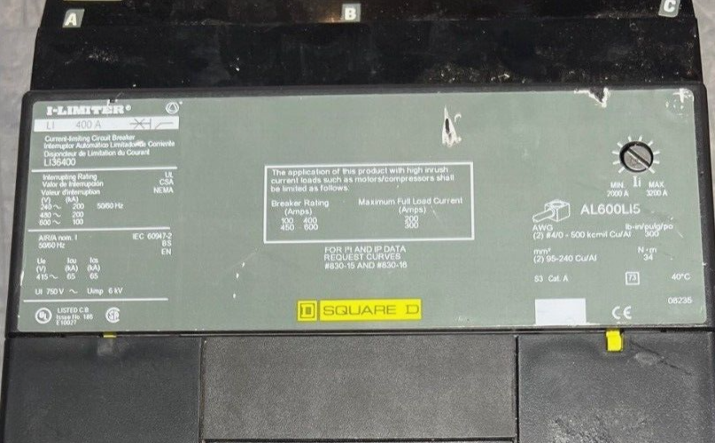 Square D LI36400 Used