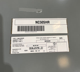 Square D NQ Panelboard 250A 208/120V 3PH 4W MCB 42 Circuit Indoor Encl SP100 Used