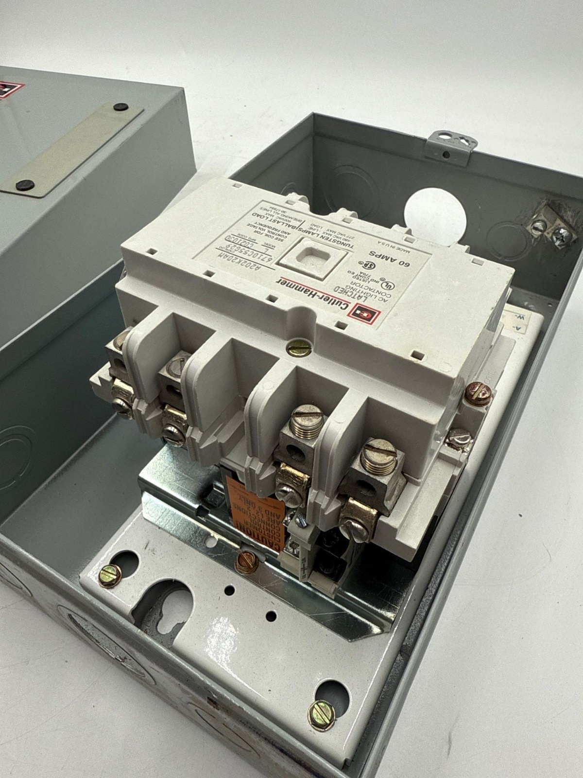 CH ECL04D1A4A Enclosed Lighting Contactor A202K2DAM 60A 4 Pole Coil 110/120V