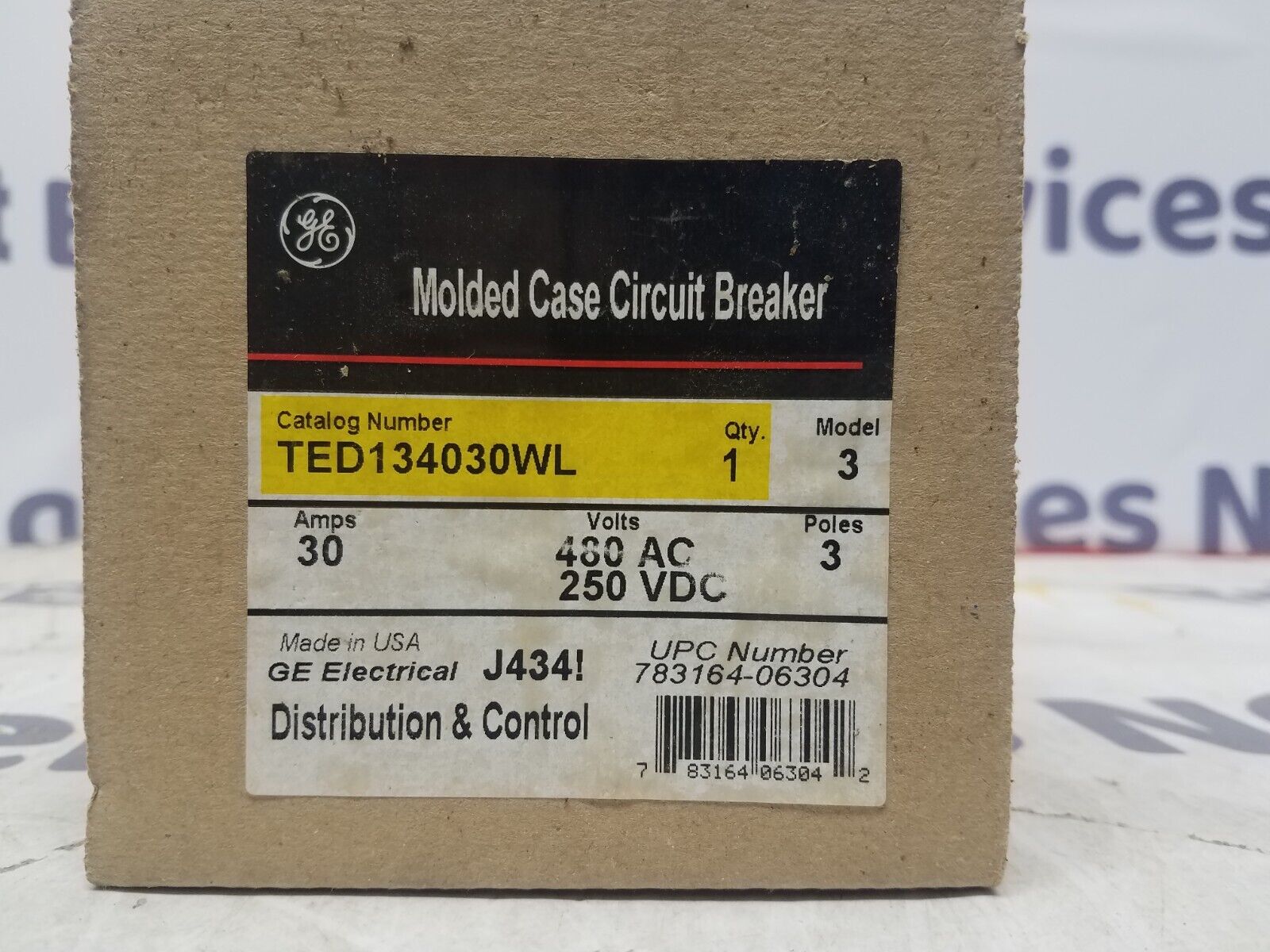 GE TED134030WL New