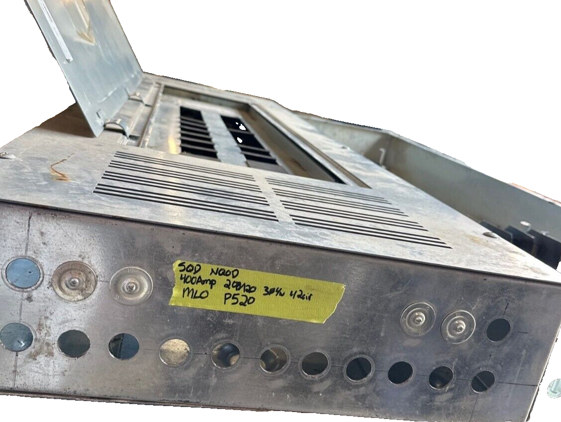 Square D NQOD Panelboard 400A 208Y/120V 3PH 4W MLO 42 Cir Nema 1 Indoor 400 Amp P520 Used