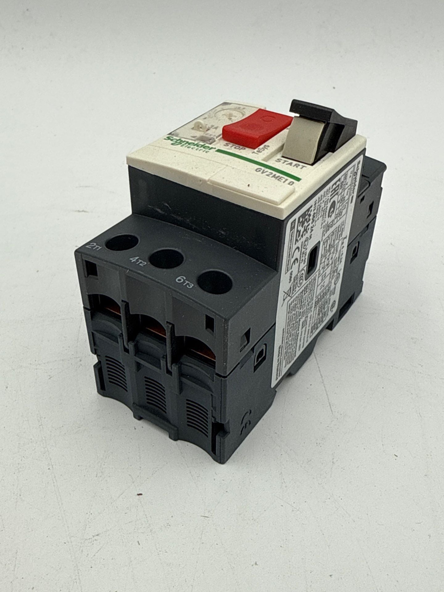 Schneider Electric GV2ME10 Manual Motor Circuit Breaker 3P 4 to 6.3A New