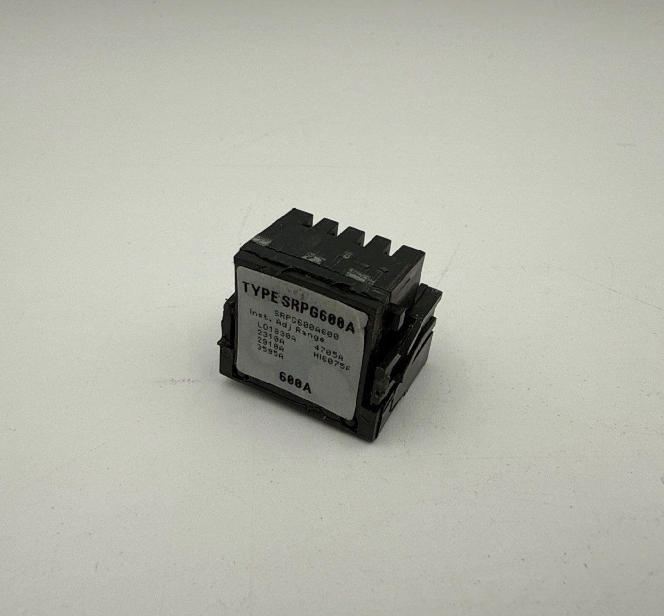 GE SRPG600A600 Rating Plug 600 Amp SRPG600 600A Frame SGDA SGHA SGLA SGPA Used