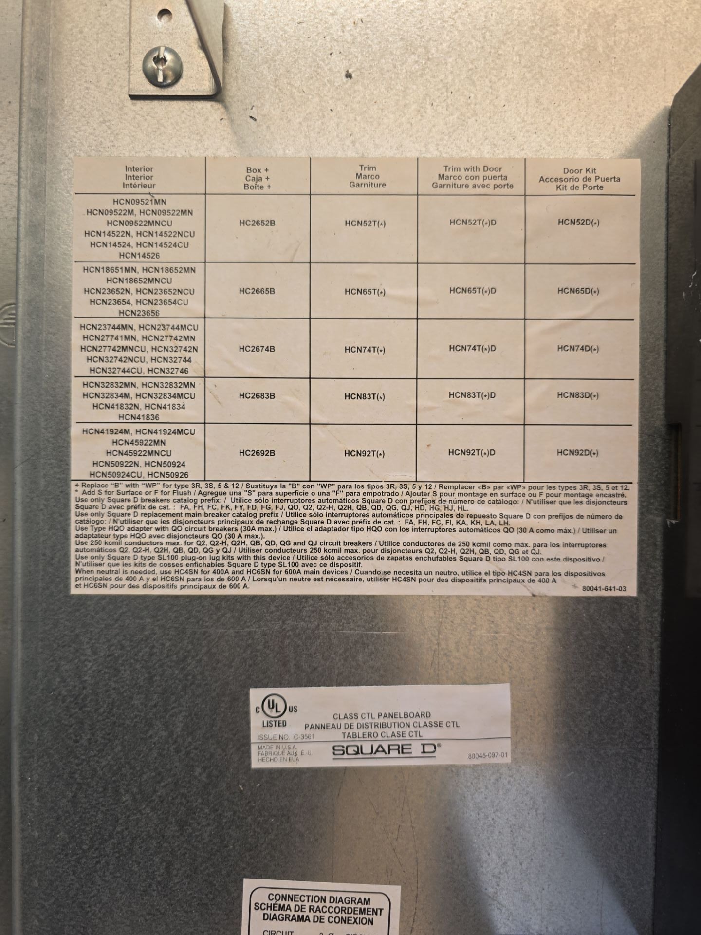 Square D HCN I-Line Panelboard 400A 480Y/277V 3PH Panel LAP36400MT MCB Used