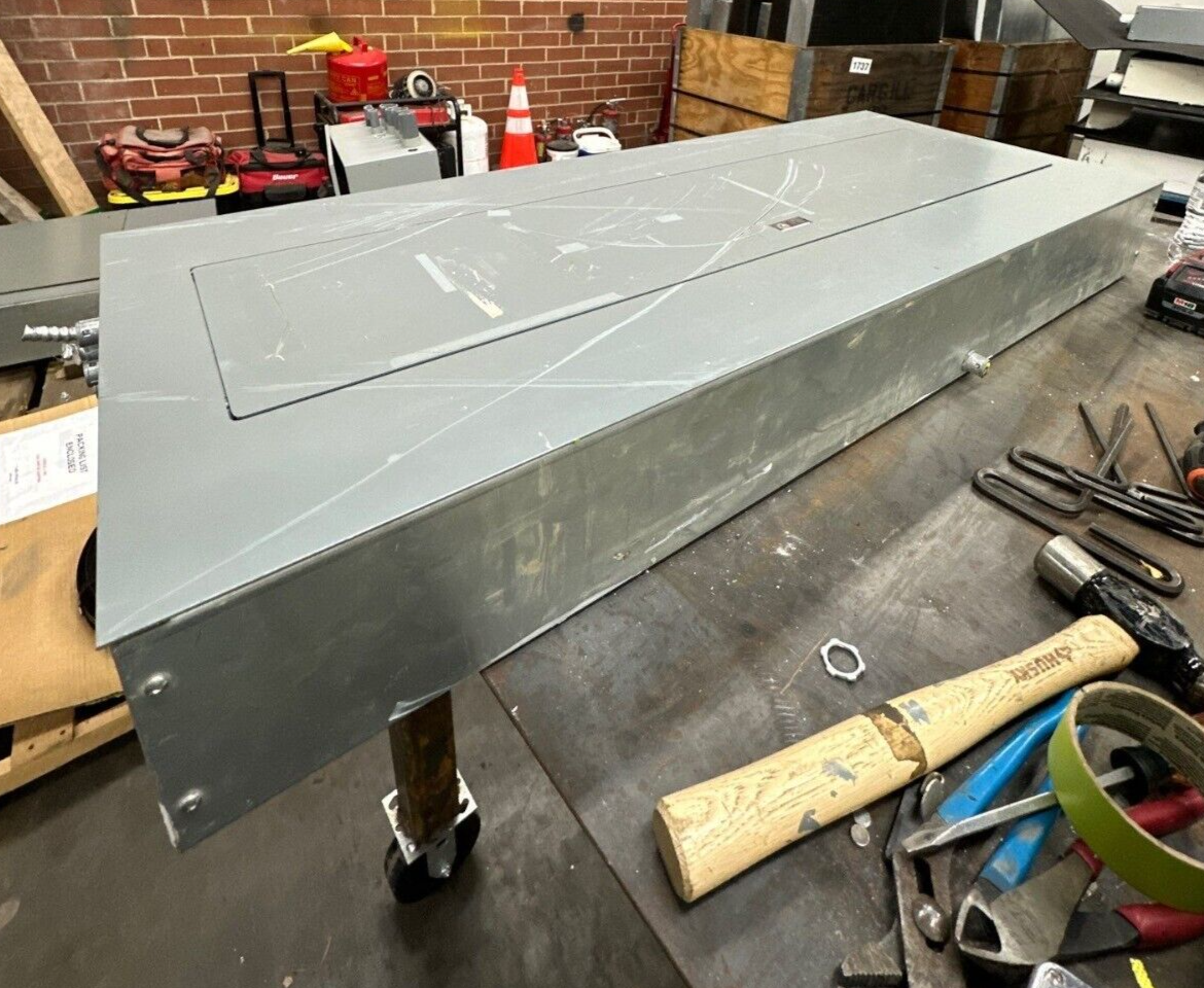 Square D NQOD Panelboard 225A 208/120V 3PH 4W MCB Panel 42 Circuit Indoor Encl P351 Used