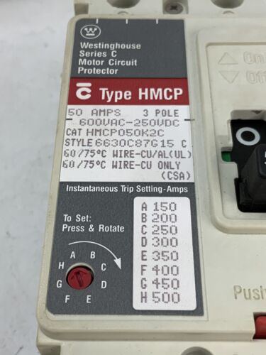 Westinghouse HMCP050K2C Used