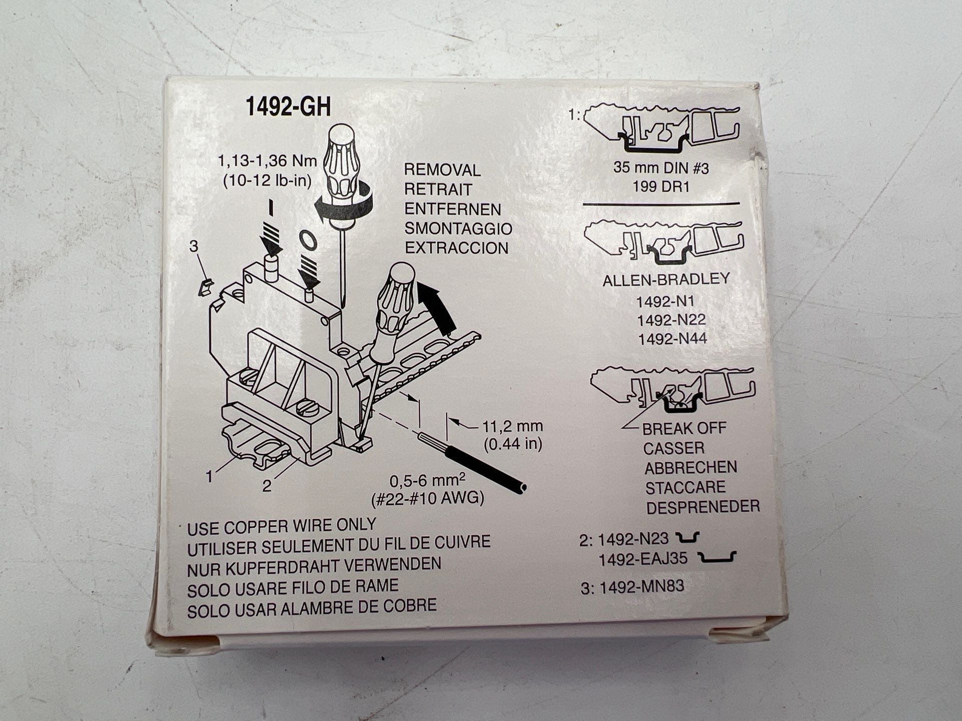 Allen Bradley 1492-GH010 New