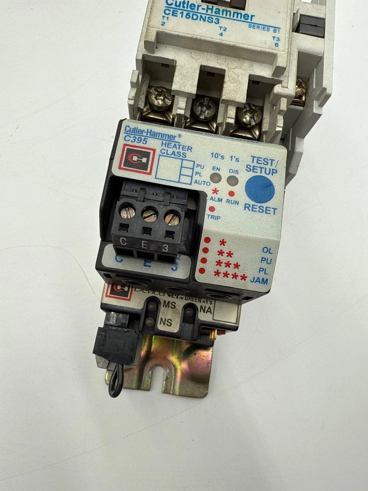 Cutler Hammer CE15DNS3 Starter 18A 3P Coil 110/120V Overload Relay C395ADDN Used