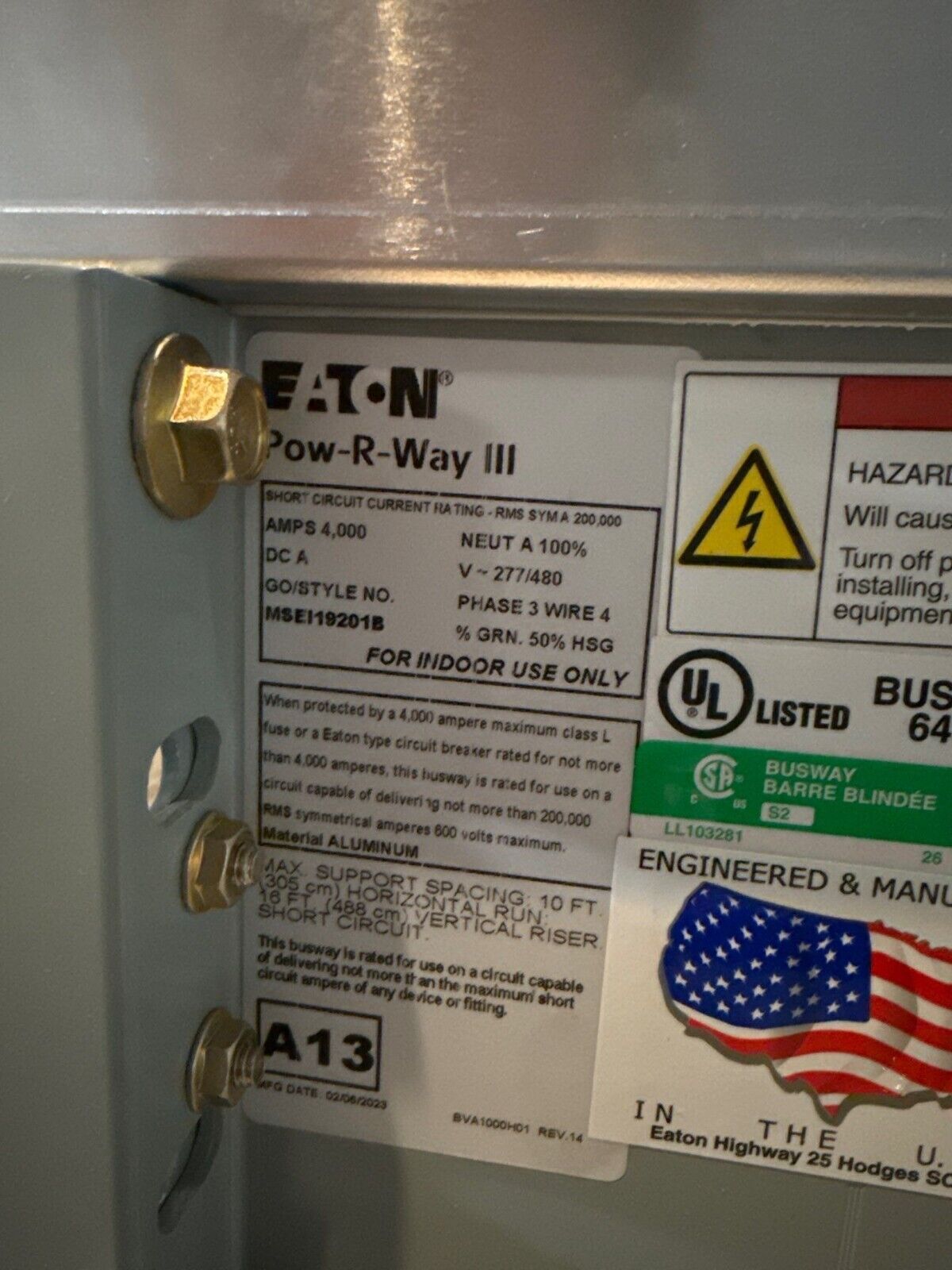 Eaton MESI19201B New