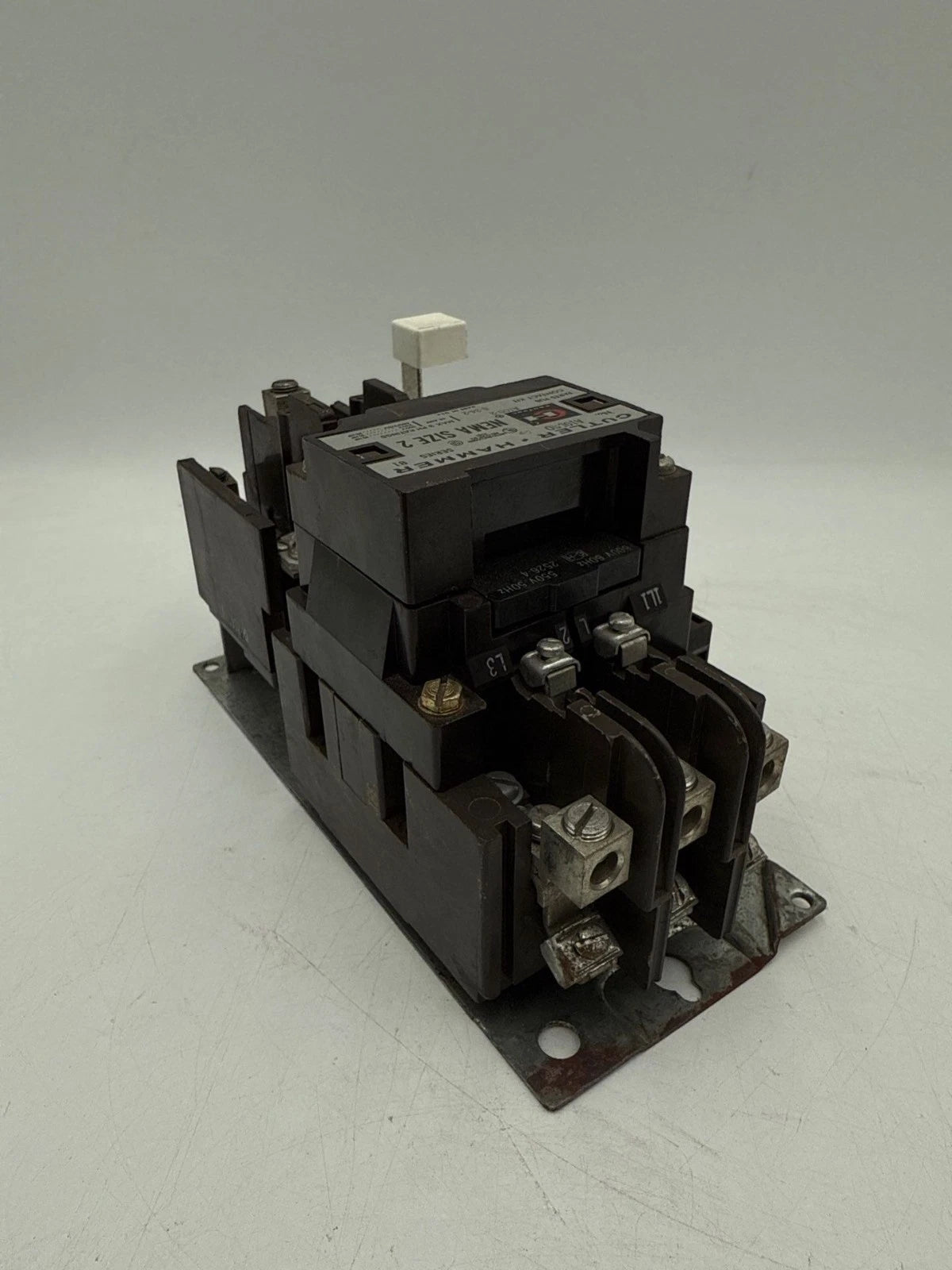 Cutler Hammer A10DG0 Starter NEMA Size 2 45A 3P 600V 25HP Coil 550/600V Used