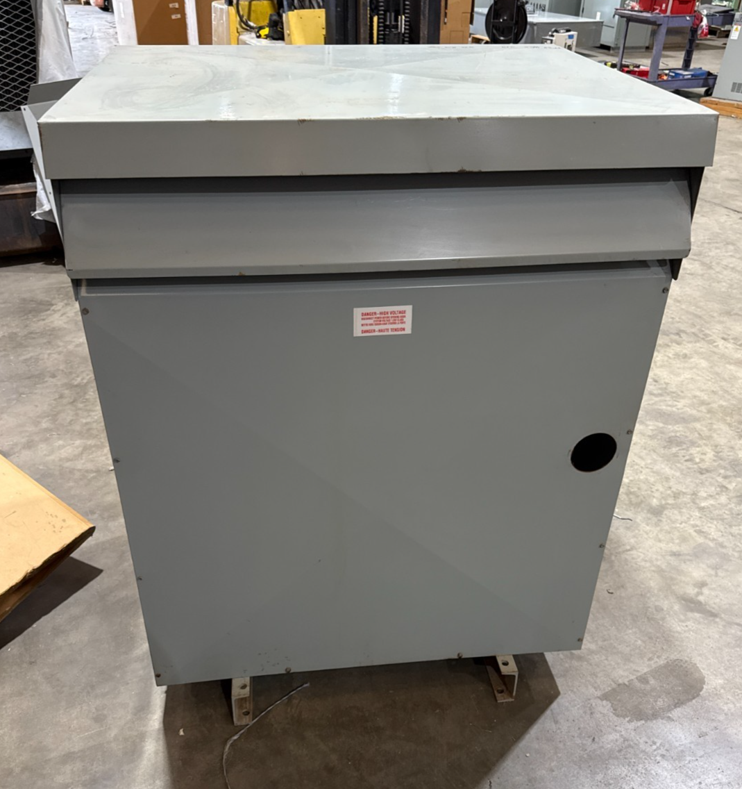 275KVA Hammond 177090 Transformer Pri 460V Sec 460V 3PH 3R Encl Outdoor Used
