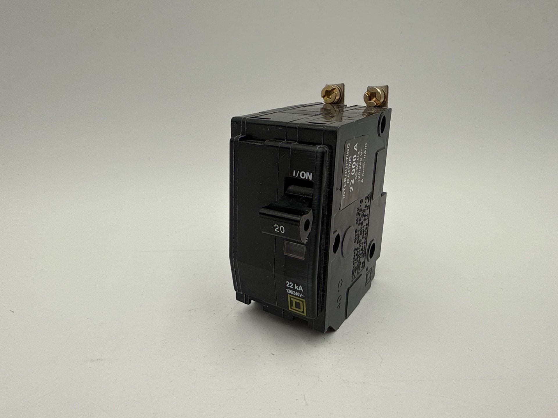 Square D QOB220VH Circuit Breaker 20A 2P 120/240V 22kA 20 Amp 1 Pole New