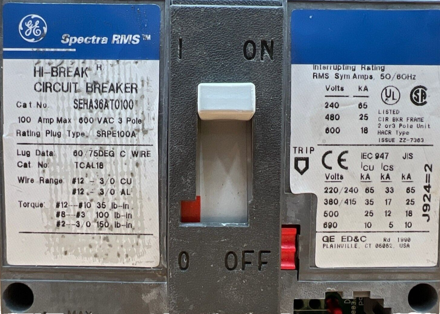 GE SEHA36AT0100 Used