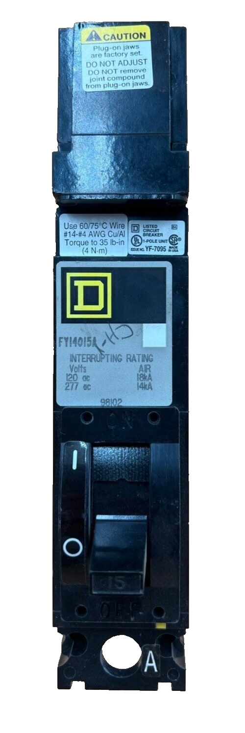 Square D SQD FY14015A Used