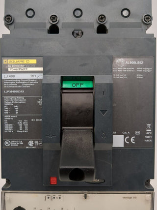 Square D LJ 400 Used