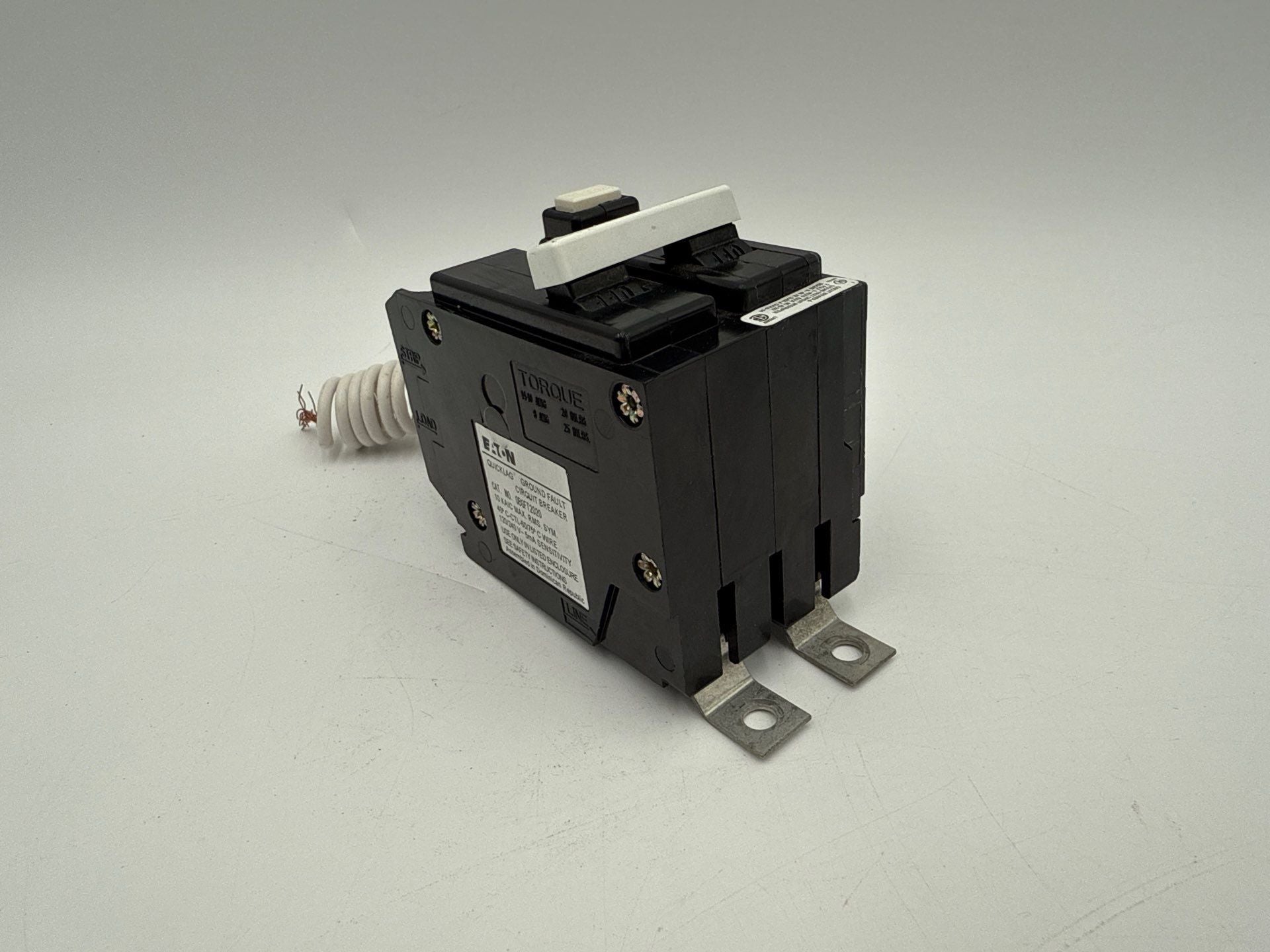 Eaton QBGFT2020 Circuit Breaker 20A 2P 120/240V Ground Fault GFI 20 Amp 2 Pole New