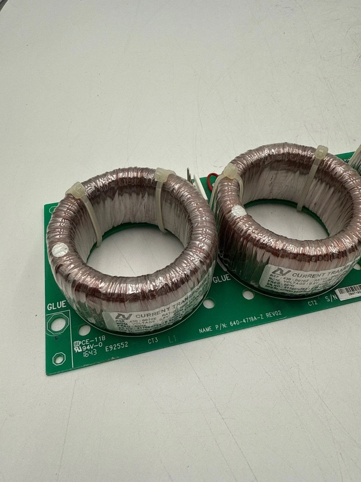 APC 640-4179A-Z Symmetra PX Coil Board 430-0070Z Current Transformer 2000:1A Used