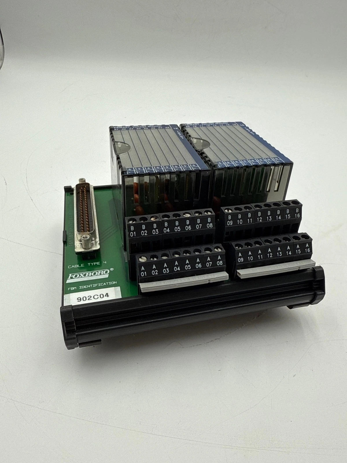 Foxboro FBM207 P0916AM Voltage Monitor Compression Terminal 2 Tier 120/125V