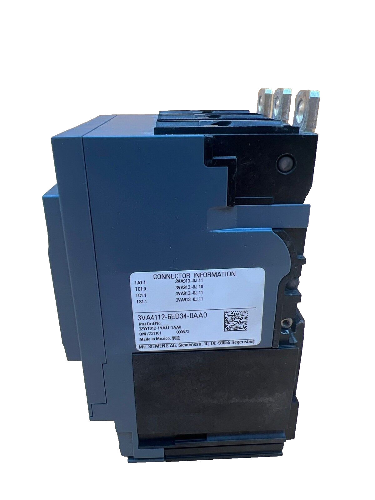 Square D 3VA4112-6ED34-0AA0 Used