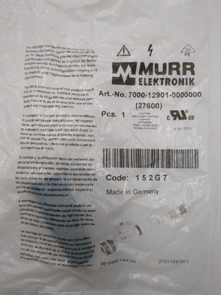 MURR ELEKTRONIK 7000-12901-0000000 New