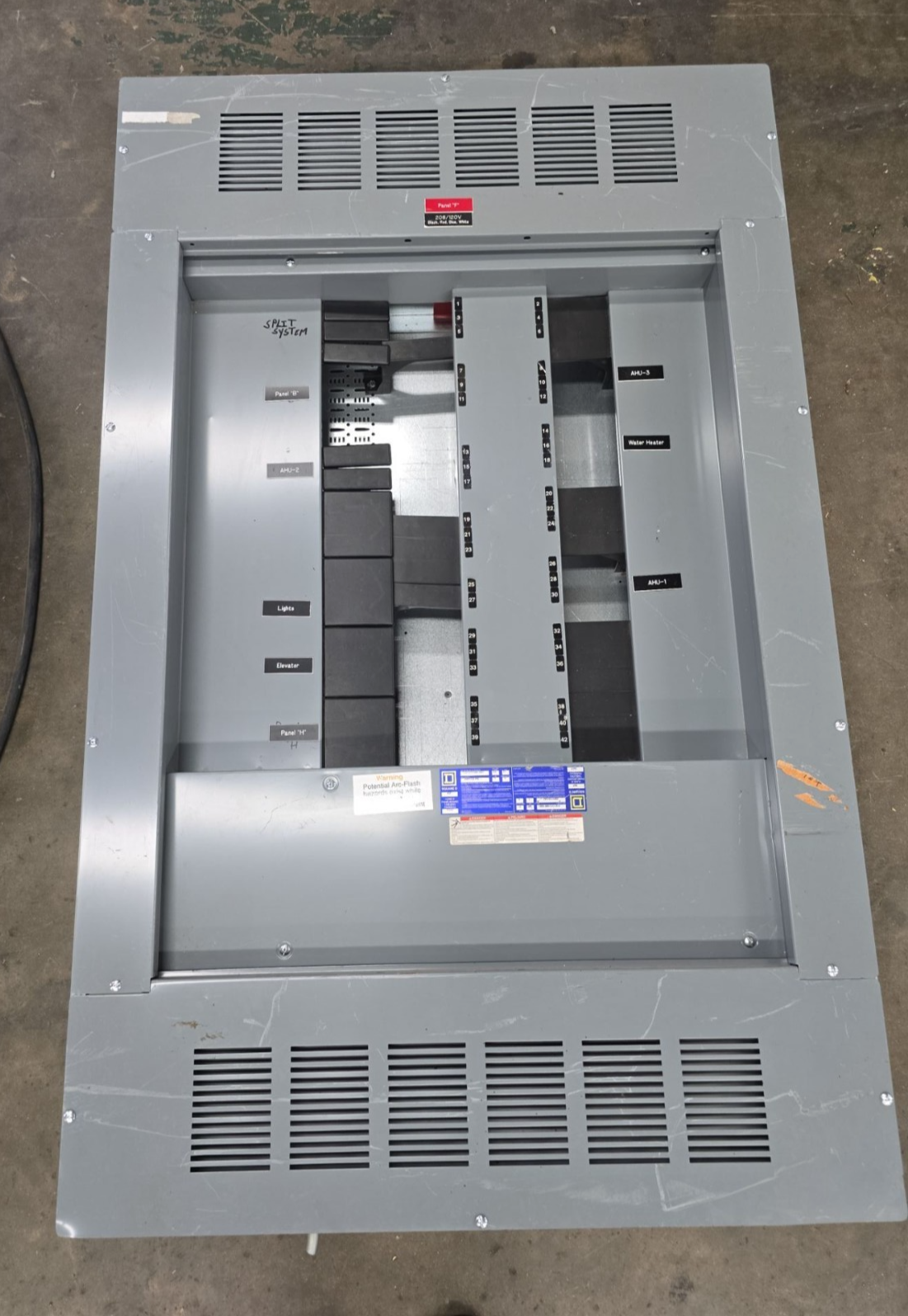 Square D HCP I-Line Panelboard 600A 208/120V 3PH 4W Indoor MLO Panel 600 Amp