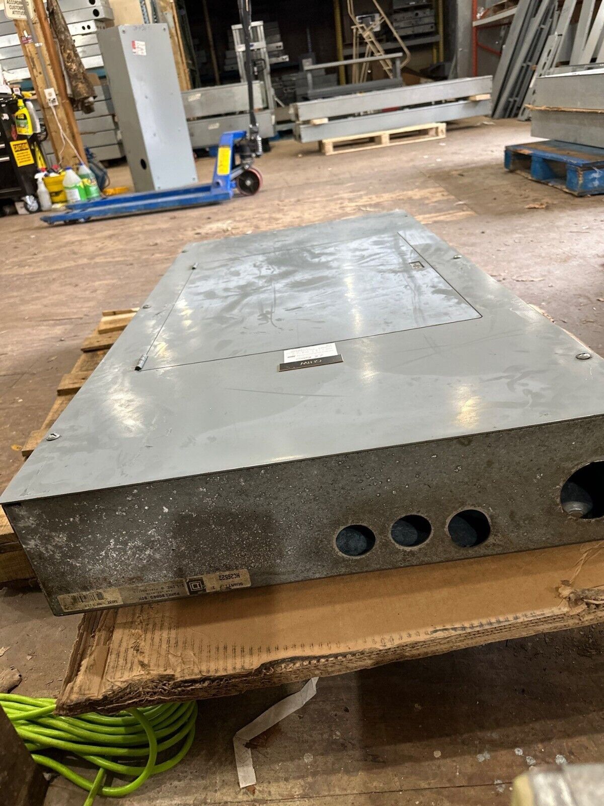 Square D I-Line Panelboard 225A 480Y/277V 3PH 18 Circuit MLO Panel Indoor Encl P480 Used