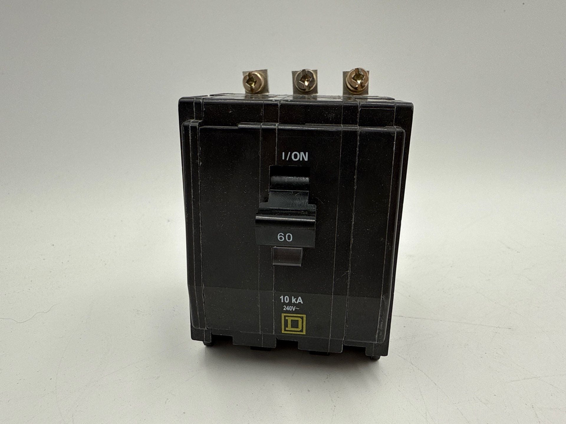 Square D QOB360 Circuit Breaker 60A 3P 240V 3PH QOB 60 Amp 3 Pole Bolt On Used