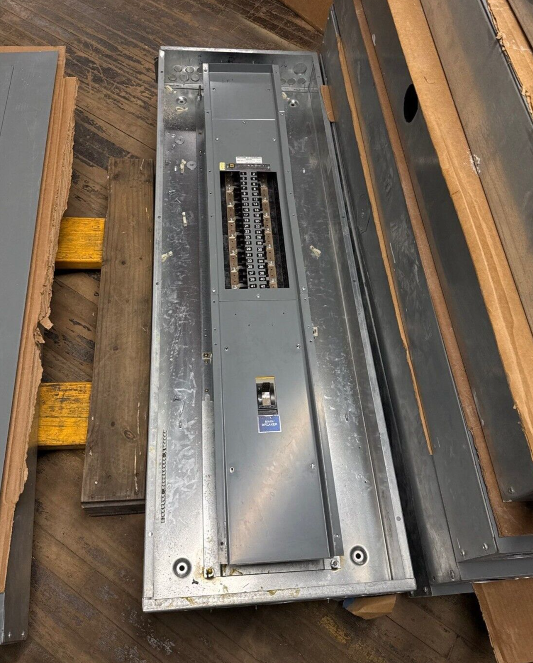 Square D NQOD Panelboard 225A 208/120V 3PH 4W Indoor Encl 42 Cir MCB KCL34225 P561 Used