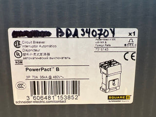 Square D BDA34070Y New