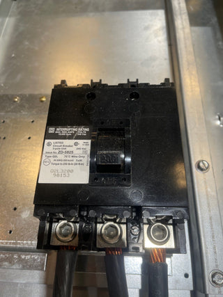 Square D NQOD442L400TFL Panelboard 400A 208/120V 3PH 42 Cir MLO Panel 400 Amp Used
