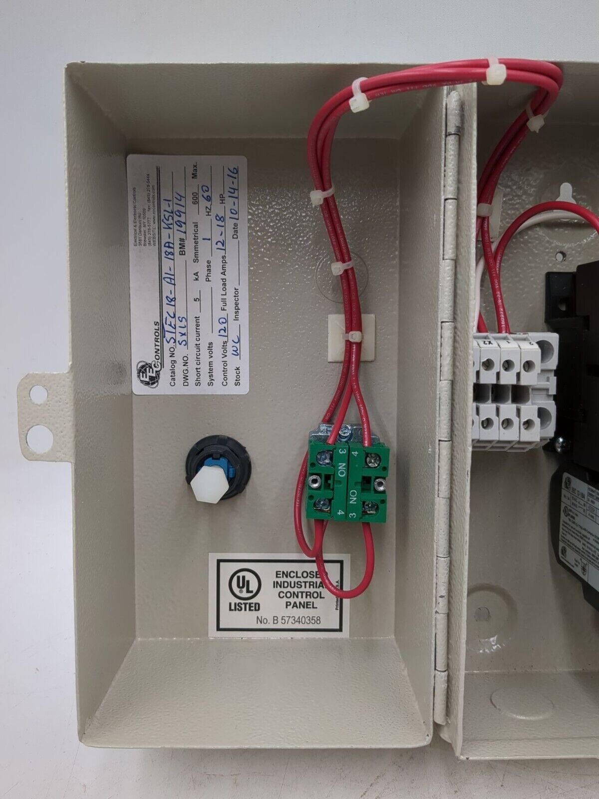 EEC TEC18-A1-18A-KSL-1 New