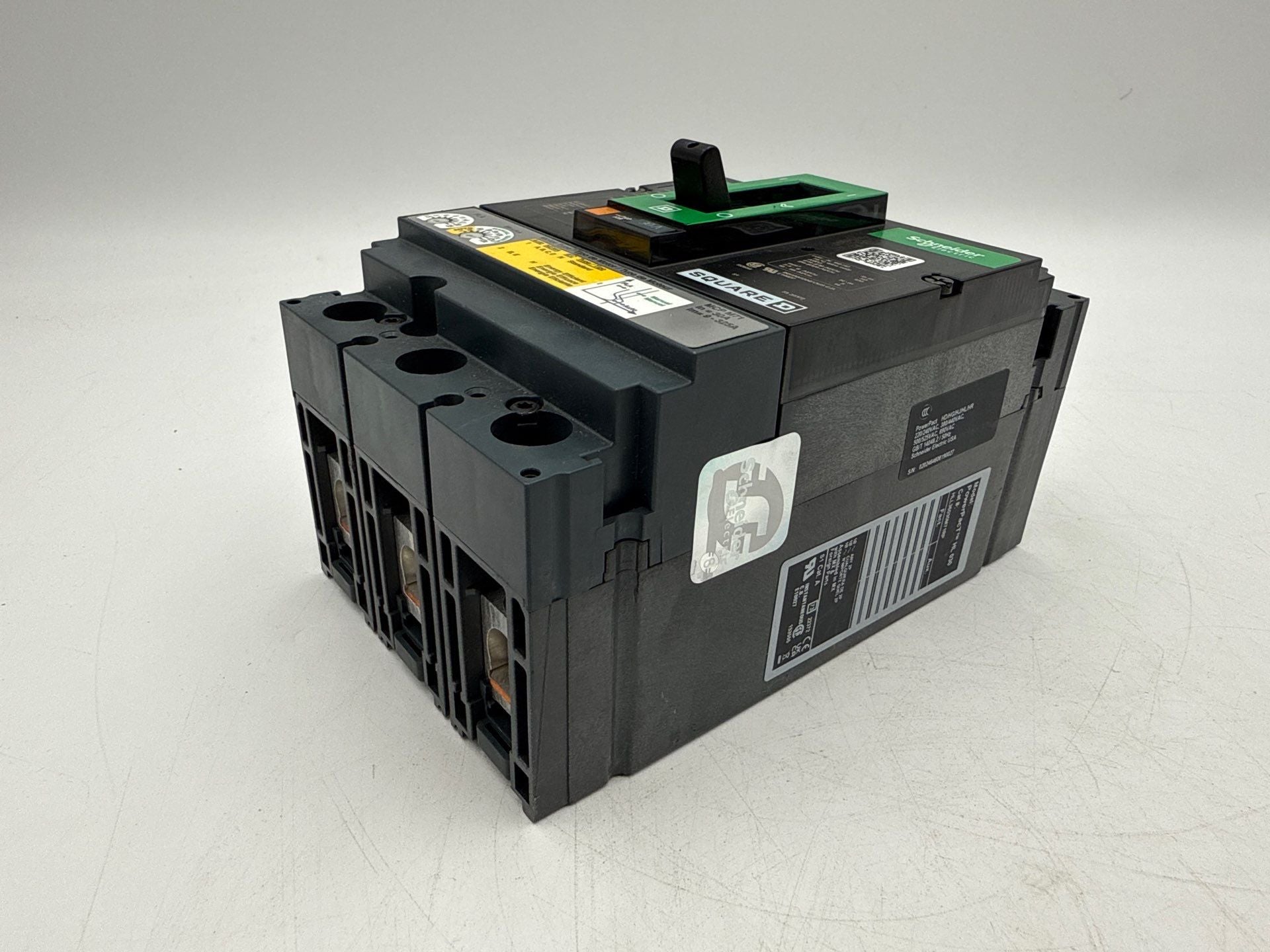 Square D HLL36030M71 Circuit Breaker 30A 3P 600V HLL 30 Amp 3 Pole Powerpact Used