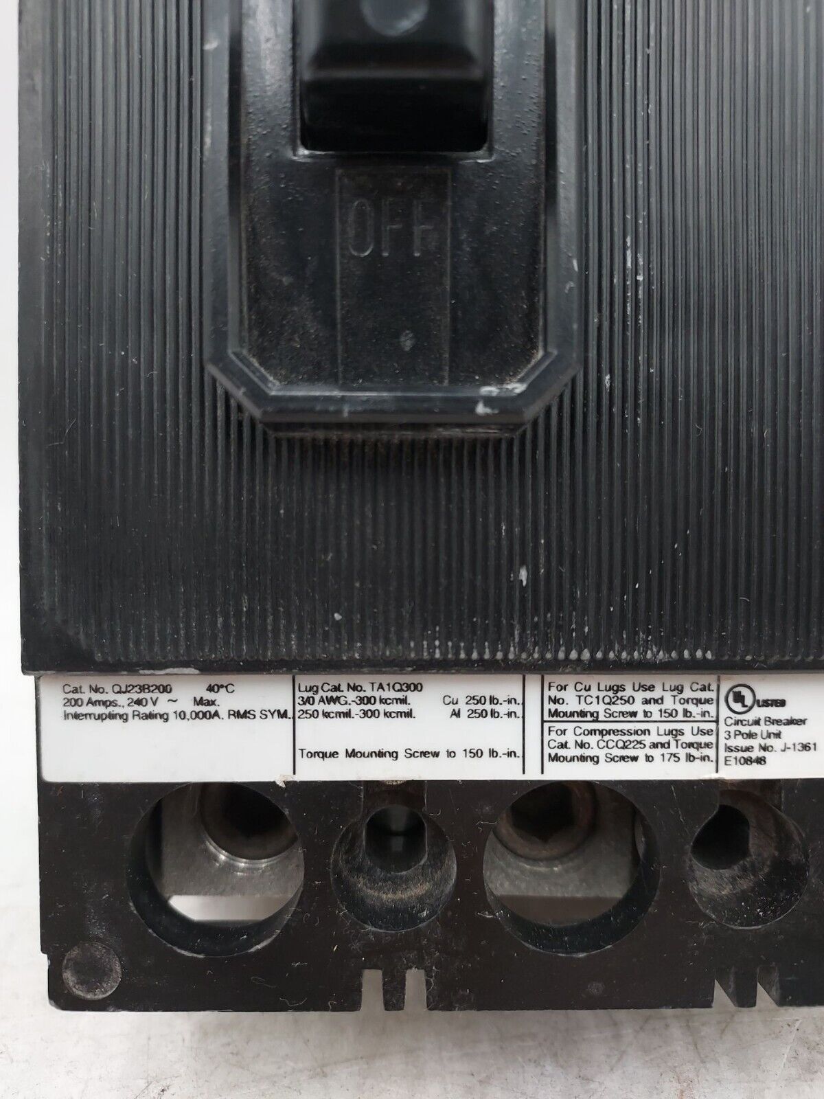 Siemens QJ23B200 Used