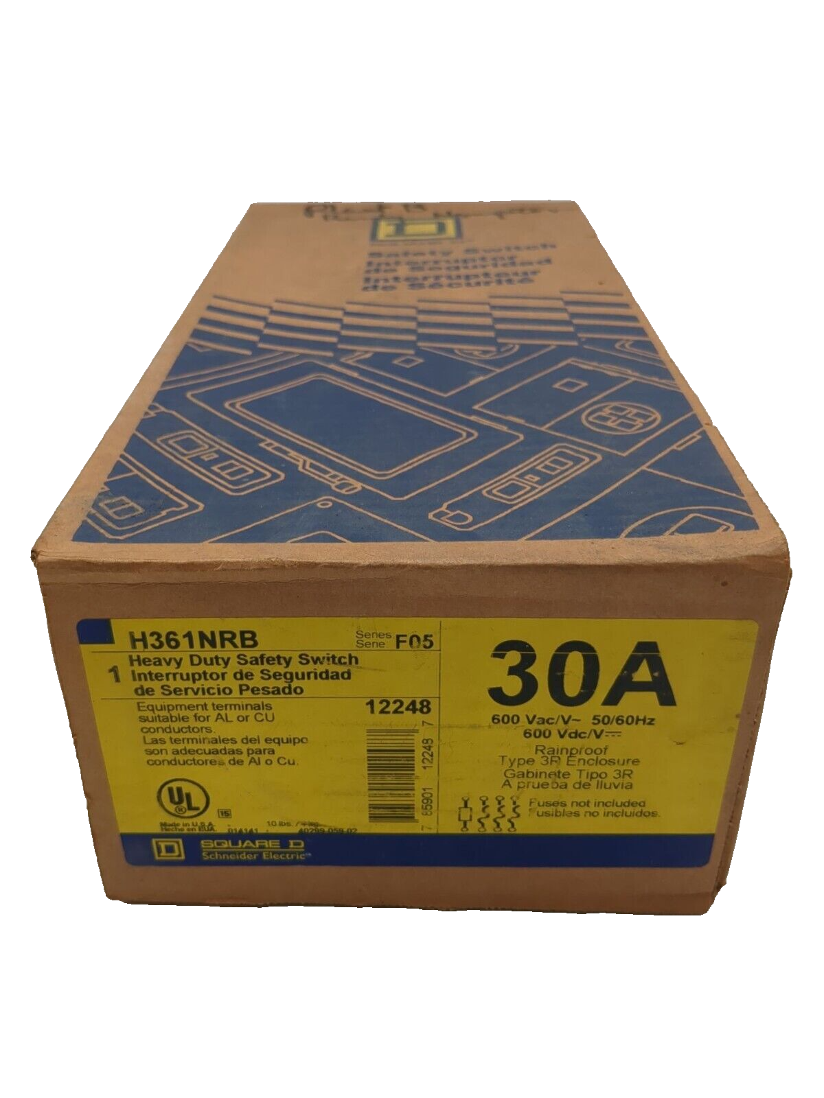 Square D H361NRB New